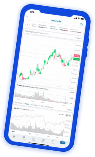 Live portfolio dashboard of the Reefvale crypto trading app